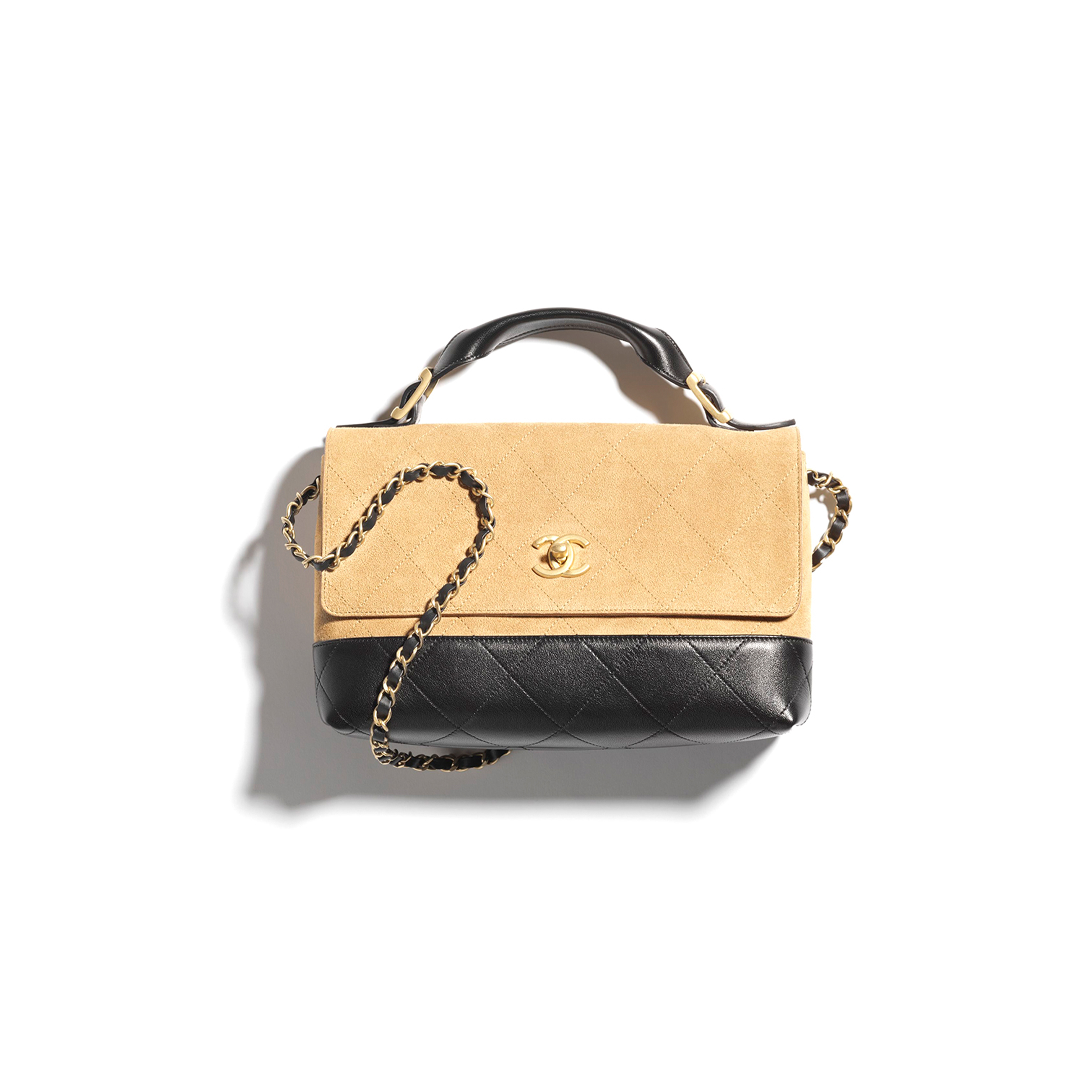 CHANEL LARGE FLAP BAG WITH TOP HANDLE AS5637 (29*18*8cm) CHANEL LARGE FLAP BAG WITH TOP HANDLE AS5637 (29*18*8cm)